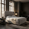 Candle Haven Upholstered Bed Frame – Timeless Design with Plush Elegance