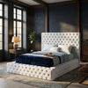 Ambassador Chesterfield Bed Frame | Plush Velvet Headboard & Footboard | Gas Lift or Solid Base Option