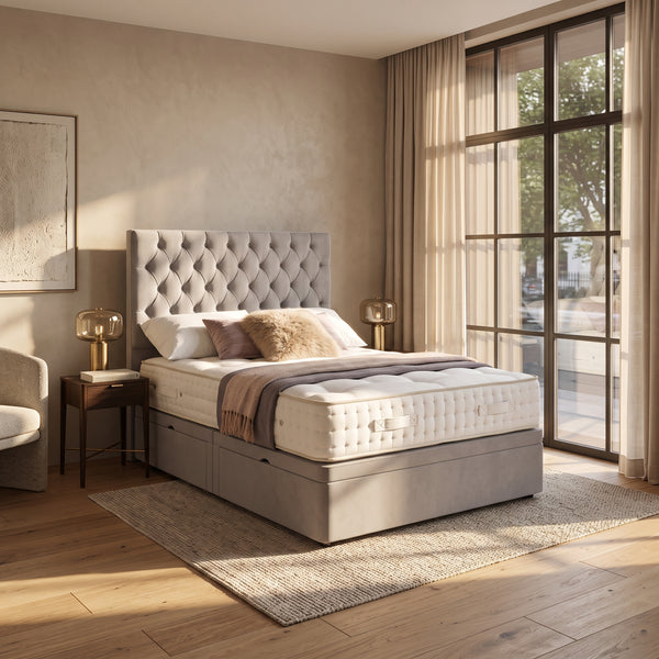 Cambridge Chesterfield Ottoman Bed Frame – Regal Design  Smart Storage