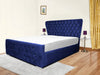 Kendall Winged Upholstered Bed with Luxe Tufted Detailing and  Silhouette