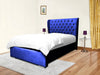 Miri Sophisticated Wingback Upholstered Bed with Luxe Detailing