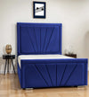 Aurora Luxe Upholstered Bed Frame | Modern Panel Design & Plush Velvet