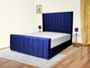 Grace Upholstered Bed Frame – Soft Fabric Texture & Elegant Stitch Detailing
