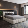 Premium Soft Teddy Boucle Cloud Bubble Bed - Optional Gas Lift Storage