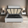 Madrid Padded Bed Frame – Soft Touch Luxe Fabric & Sturdy Wooden Frame