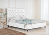 Prague Grandeur Upholstered Bed Frame – Statement Piece with Plush Detailing