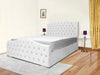 Classic Upholstered Bed – Stylish Comfort with Refined Fabric and Strong Support