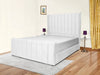 Grace Upholstered Bed Frame – Soft Fabric Texture & Elegant Stitch Detailing