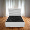 Miri Sophisticated Wingback Upholstered Bed with Luxe Detailing