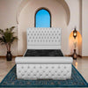 Swan Sleigh Chesterfield Bed Frame – Timeless Elegance with Luxurious Comfort