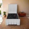 Rosie Bliss Upholstered Bed Frame – A Cozy Retreat with Elegant Detailing