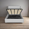 Designer Chic Upholstered Bed – Plush Comfort Meets Contemporary Style