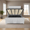 Sunrise Serenity Upholstered Bed  Frame – Stylish Comfort with a Contemporary Flair