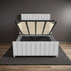 Lisburn Royale Upholstered Bed Frame | Luxe Velvet & Contemporary Panel Design