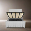 Serena Majestic Upholstered Bed Frame Luxe Velvet & Elegant Panel Design