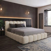 Premium Soft Teddy Boucle Cloud Bubble Bed - Optional Gas Lift Storage