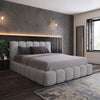 Premium Soft Teddy Boucle Cloud Bubble Bed - Optional Gas Lift Storage