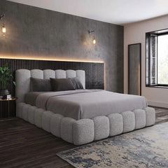 Premium Soft Teddy Boucle Cloud Bubble Bed - Optional Gas Lift Storage customer inspiration 3