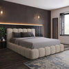 Premium Soft Teddy Boucle Cloud Bubble Bed - Optional Gas Lift Storage