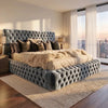 Ambassador Chesterfield Style Bed - Optional Ottoman Storage