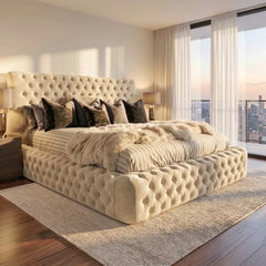 Ambassador Chesterfield Style Bed - Optional Ottoman Storage customer inspiration 6