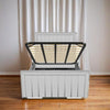 Anna Upholstered Bed Frame – Contemporary Style with Cozy Headboard